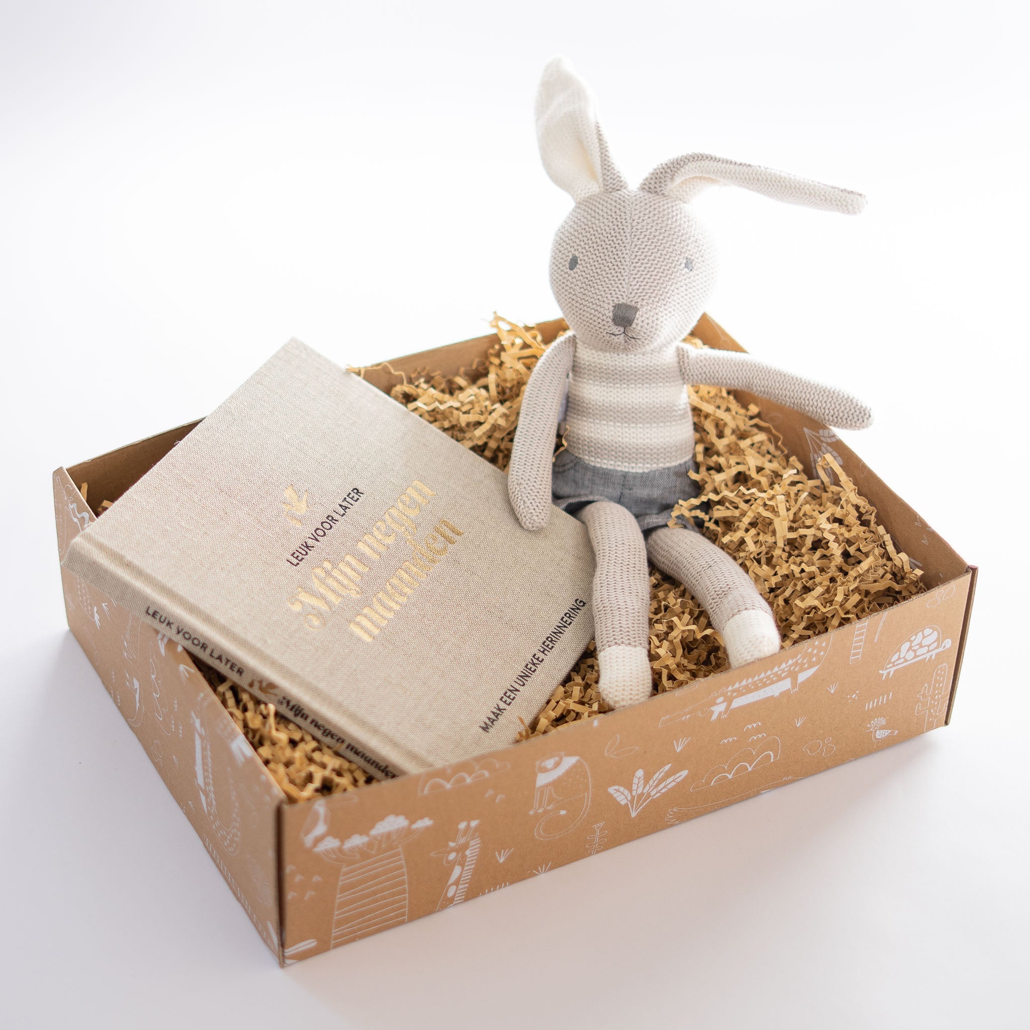 Kraamcadeau pakket Ready set grow zwangerschapscadeau