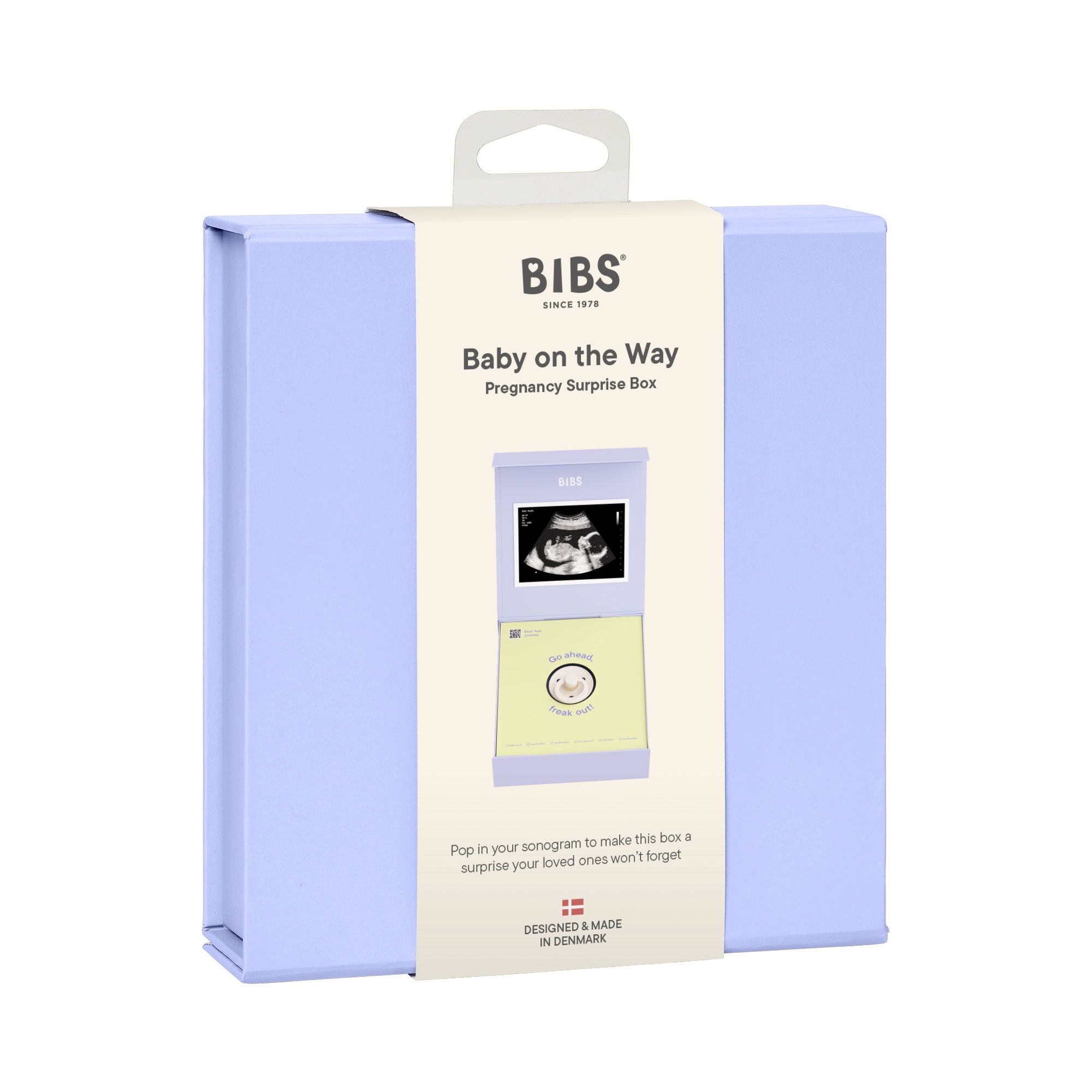 Originele zwangerschapsaankondiging met echofoto BIBS Baby on the Way Gift Set