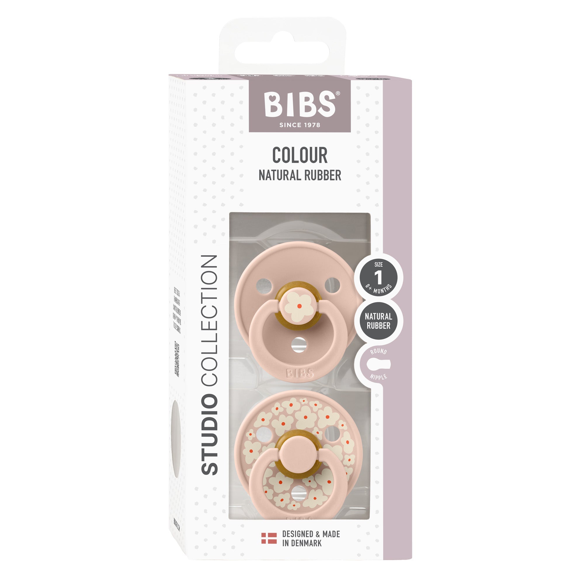bibs studio colour fopspeen set jasmin blush