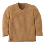 Disana wollen babyvestje van biologisch merinowol in caramel 3–6 maanden
