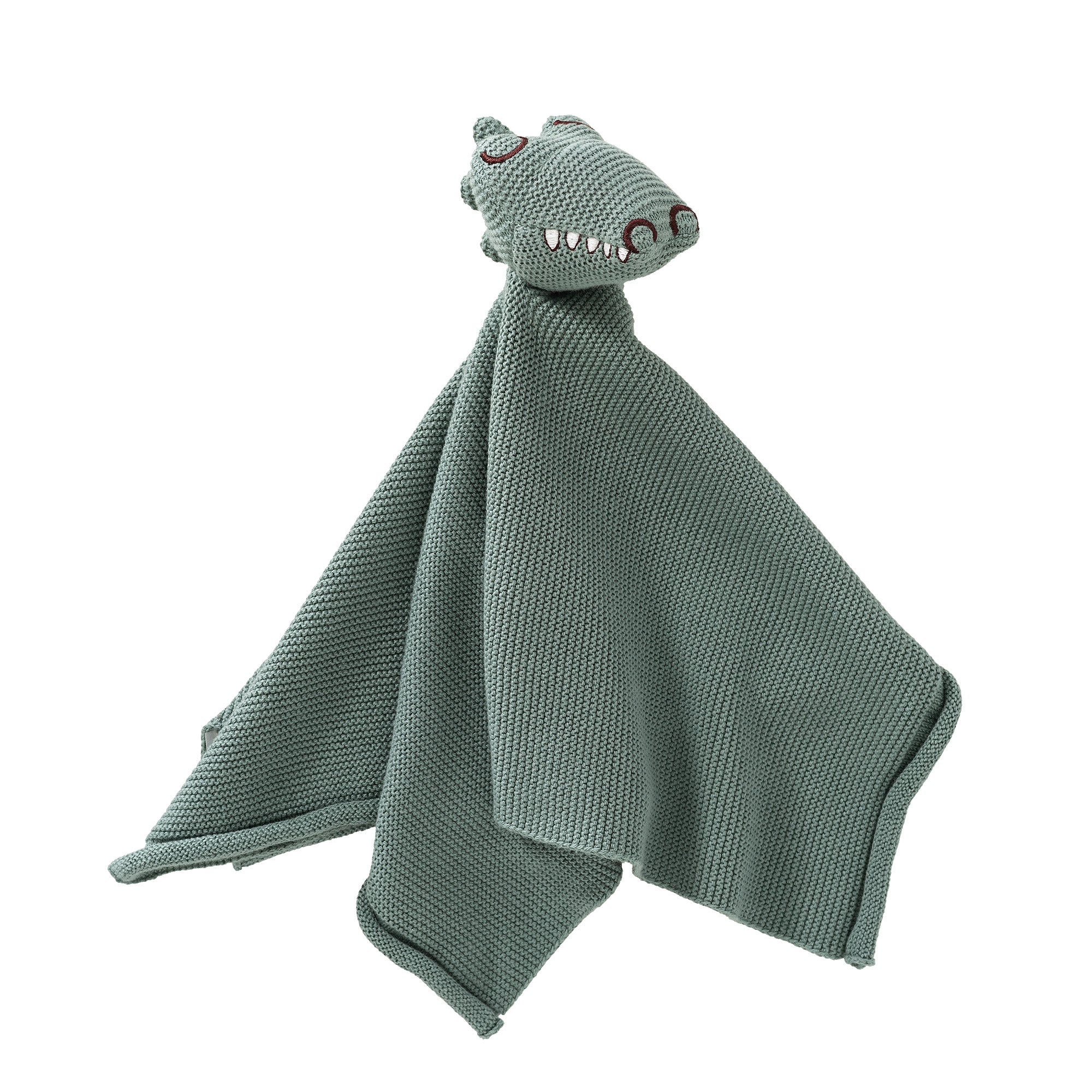 Crocodile knuffeldoekje van Fresk in organic cotton