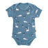 Fresk romper korte mouw met blauwe dino-print