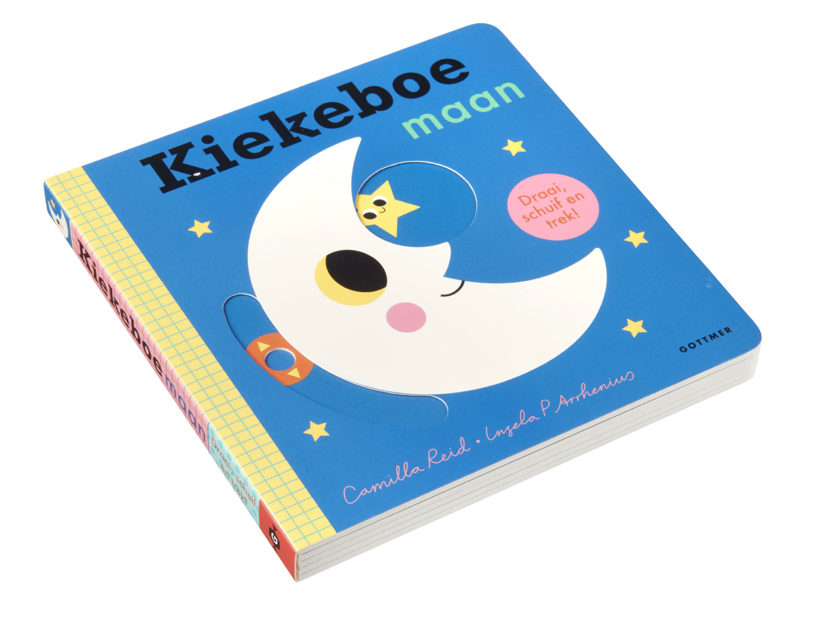 interactief kartonboekje voor peuters over bedtijd