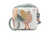 Lovely birds vogel op zijkant activiteitenkubus 
