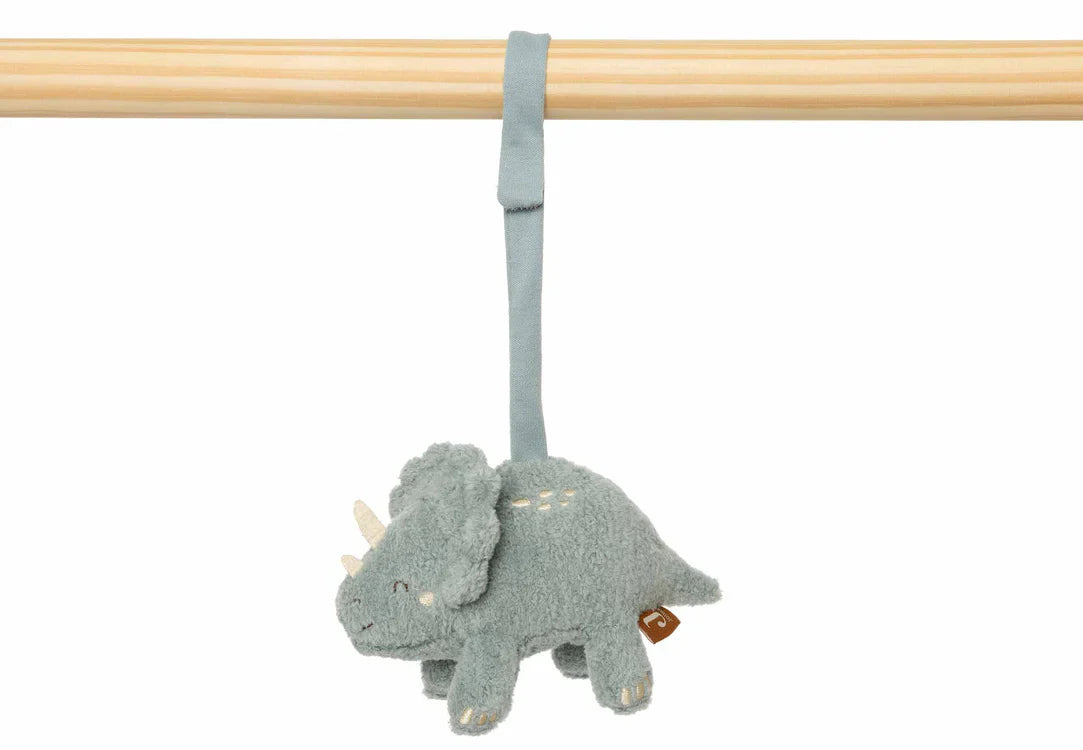 Dino die hangt aan babygym, jollein