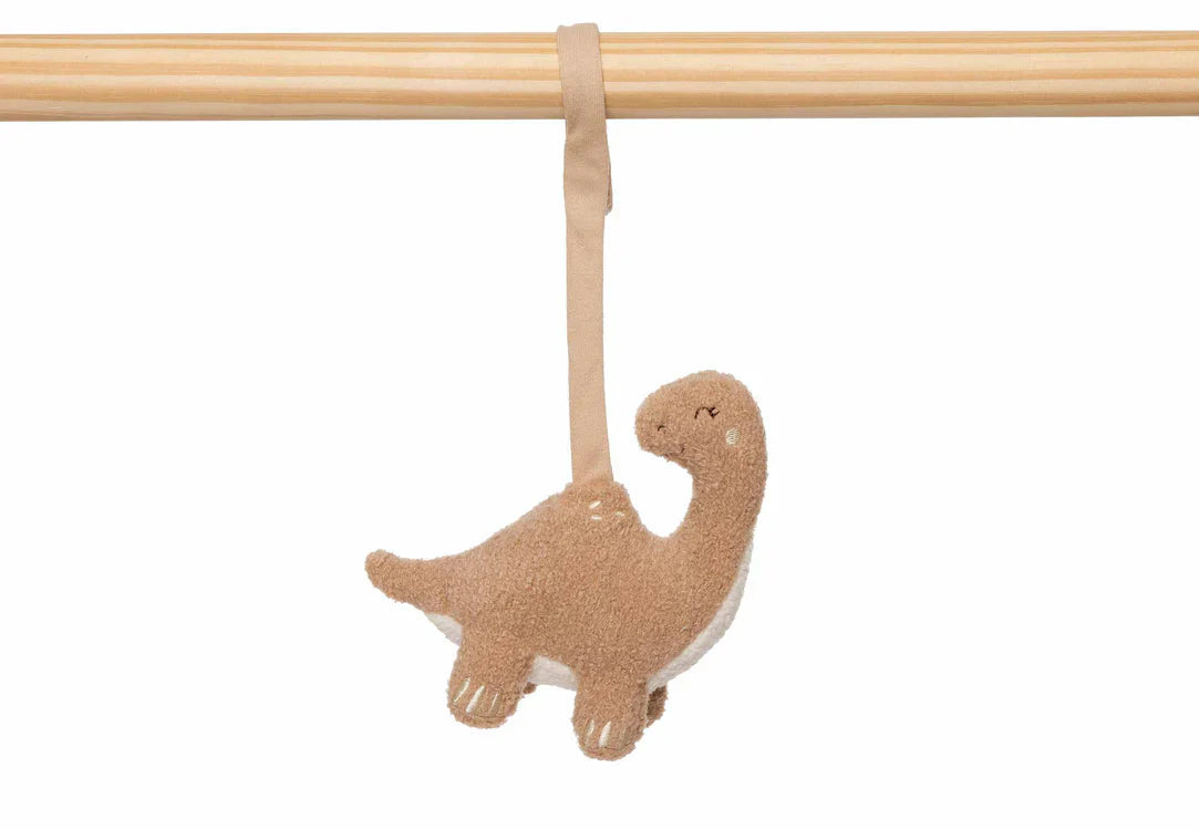Detail van dino aan babygym, jollein
