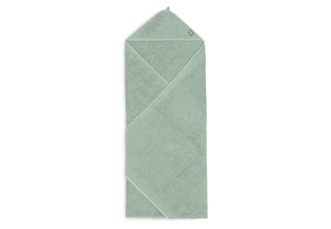 Jollein badcape badstof ingeklapt kleur ash green