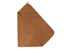 Badcape badstof 75x75 in kleur caramel met capuchon