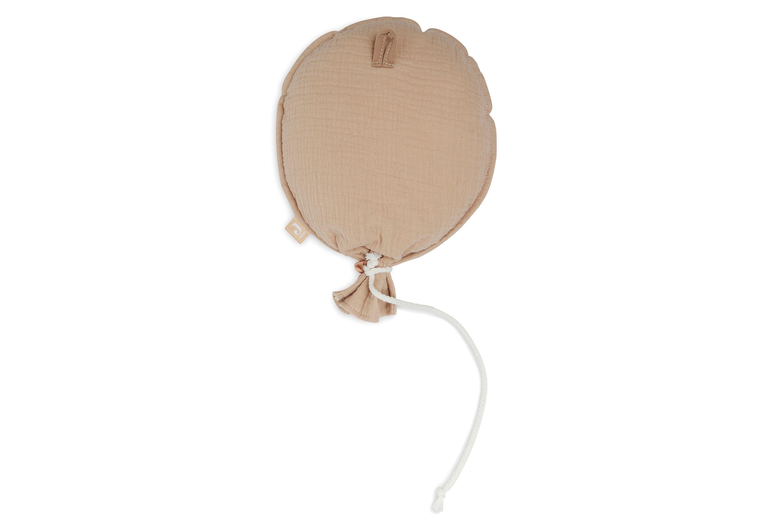 Achterkant van stoffen ballon met ophanglus