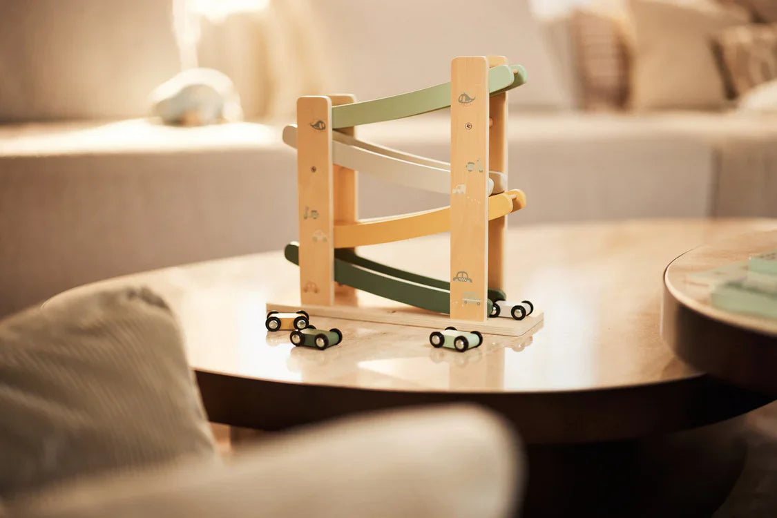 Sfeerfoto van houten fsc autobaan van jollein