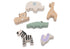 Houten jungle dieren in fsc hout van vormenstoof
