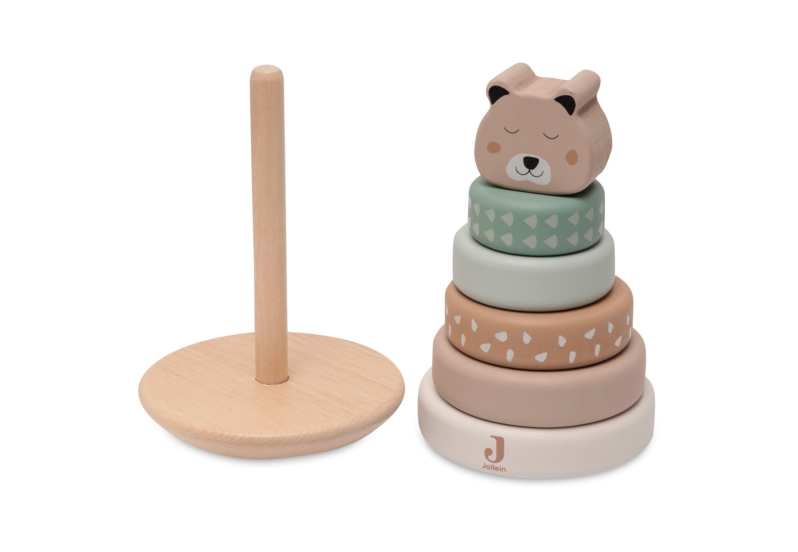 Stapeltoren Jungle Jambo met houten ringen