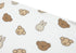 Detail van zachte hydrofiele stof met figuurtjes uit Miffy and Friends