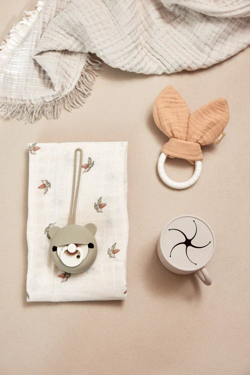 Praktische speenhouder voor het opbergen van het speentje