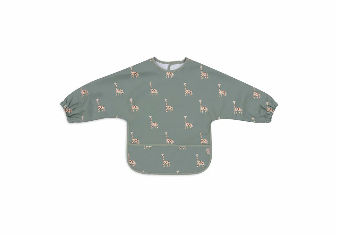 Waterproof slab met mouwen en giraffen print