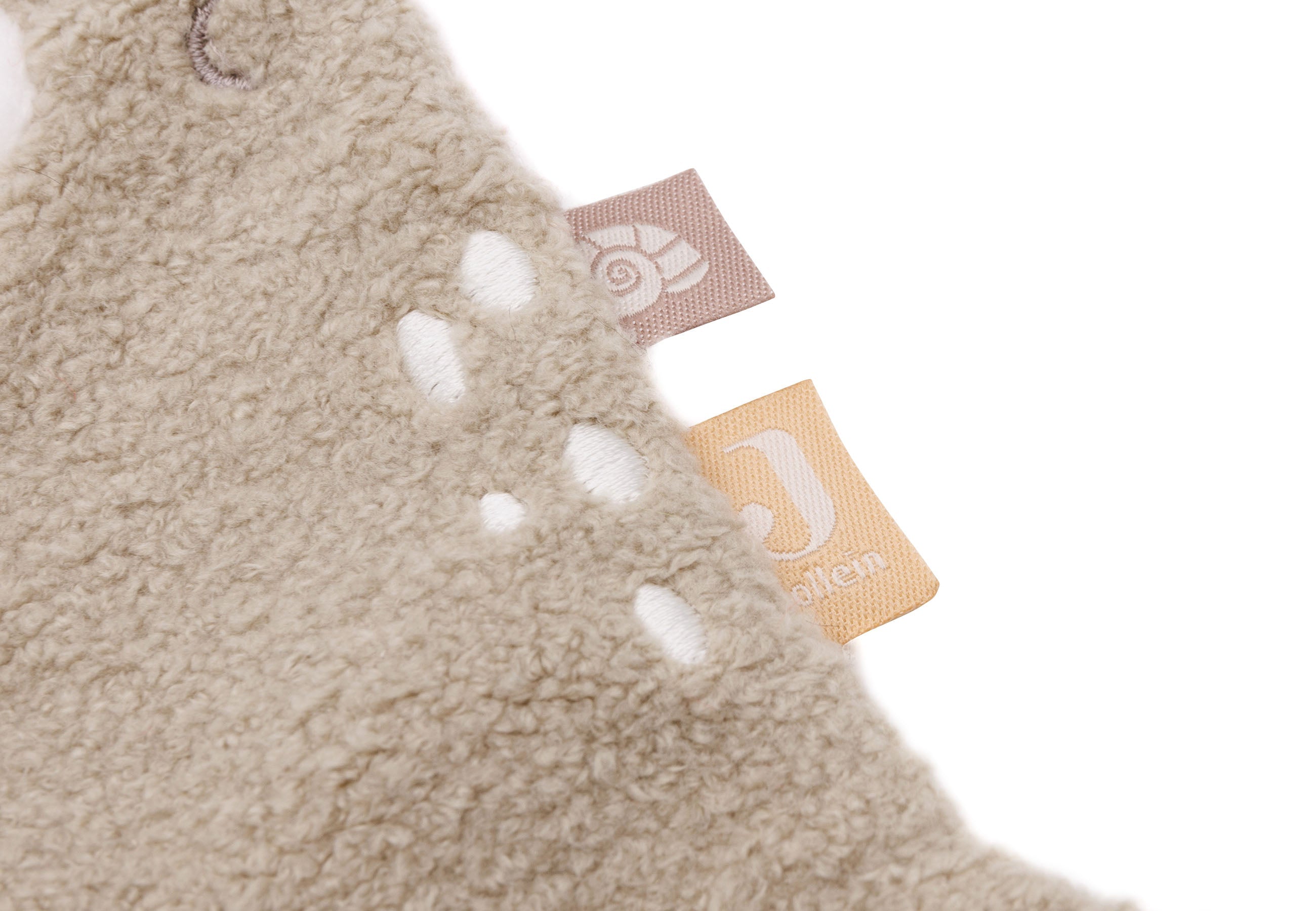 Zeedieren speendoekje met bouclé structuur