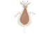 Speendoekje giraffe van fleece en badstof, merk Jollein
