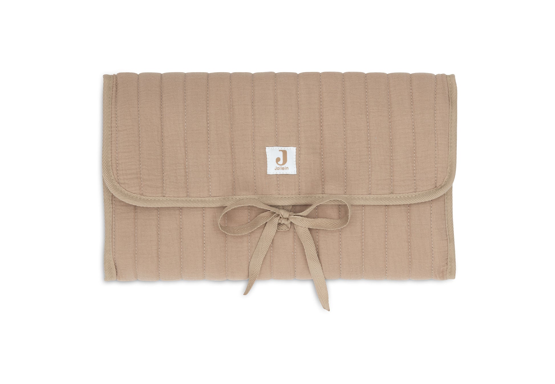 Hydrofiel verschoningsmatje met handige vakken voor luiers en een striksluiting – zacht, stijlvol en met afneembare binnenkant in Harvest print