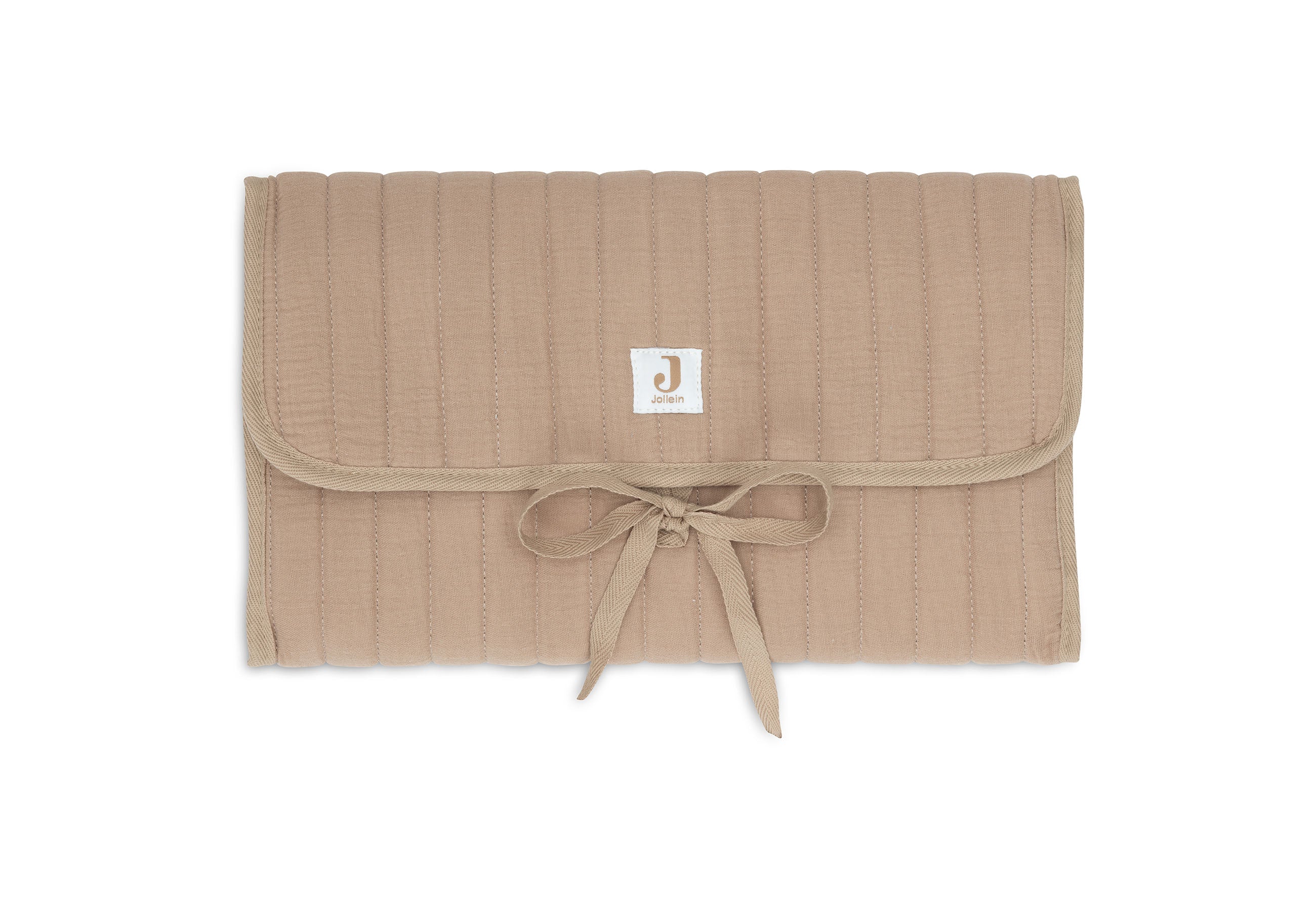 Hydrofiel verschoningsmatje met handige vakken voor luiers en een striksluiting – zacht, stijlvol en met afneembare binnenkant in Harvest print