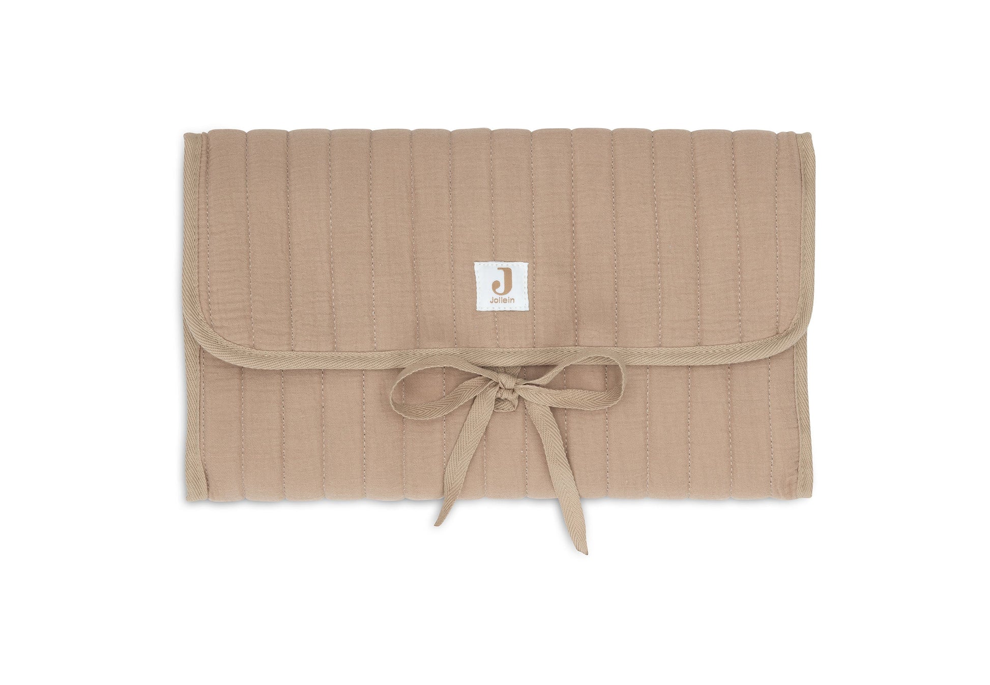 Hydrofiel verschoningsmatje met handige vakken voor luiers en een striksluiting – zacht, stijlvol en met afneembare binnenkant in Harvest print