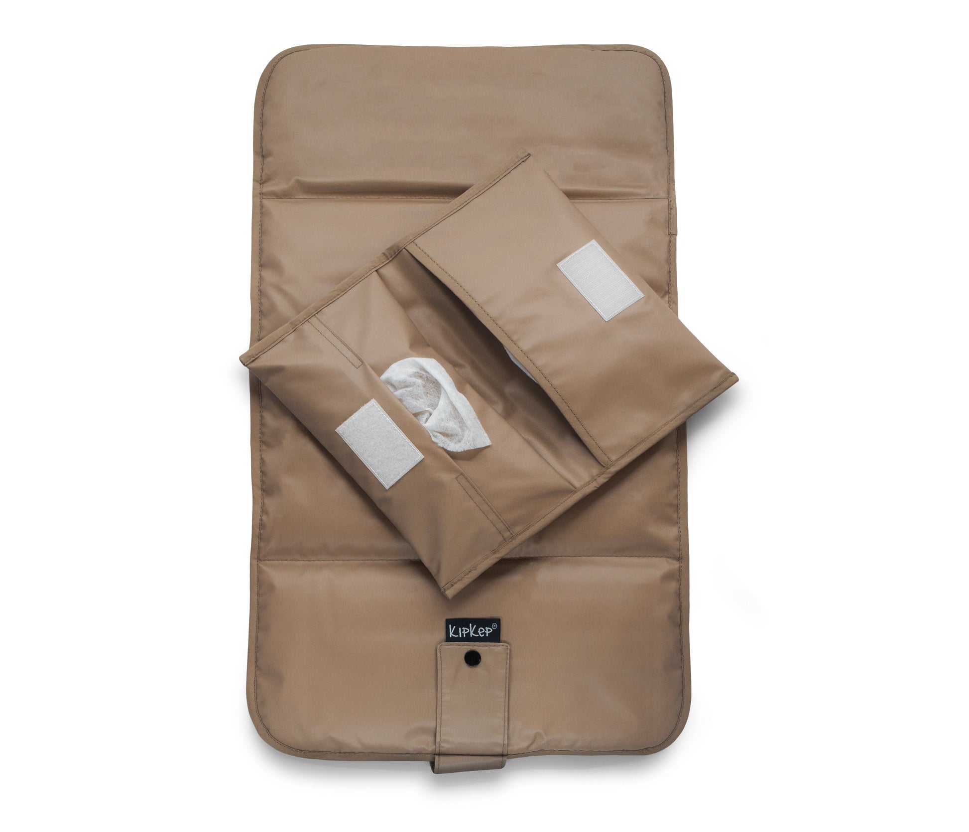 Detail van het zachte en waterafstotende materiaal van het KipKep verschoonmatje