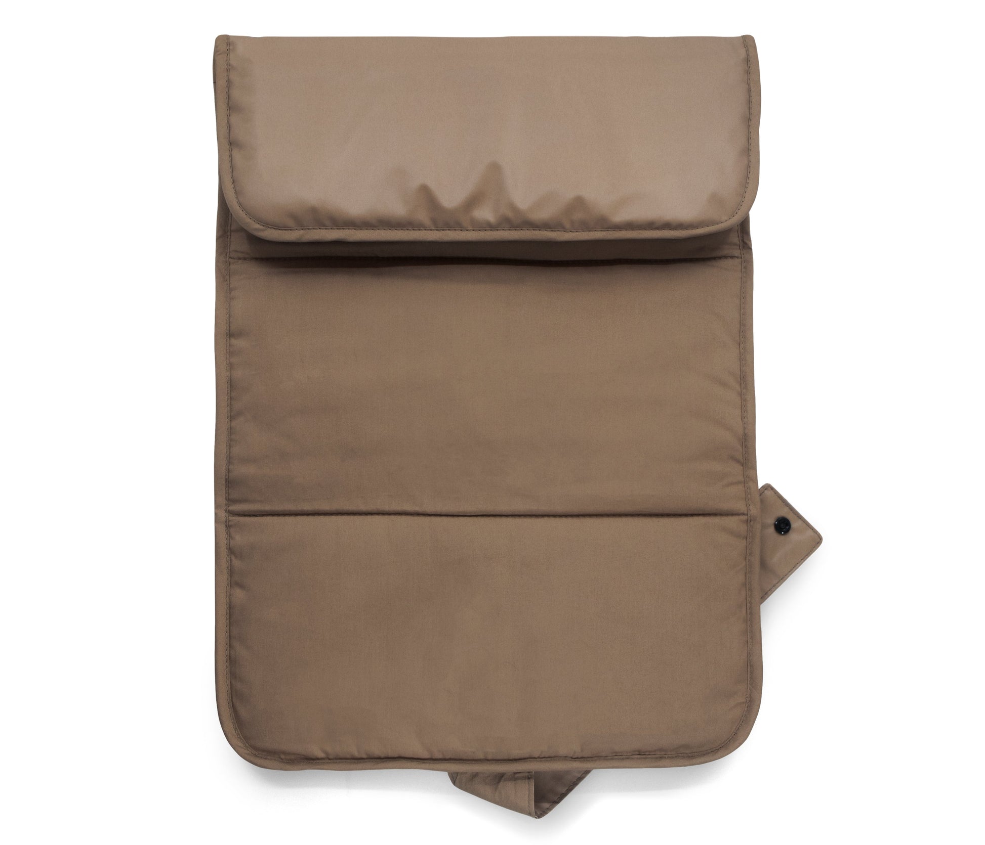 KipKep Napper Combi Set Coffee opengeklapt, met matje en etui zichtbaar