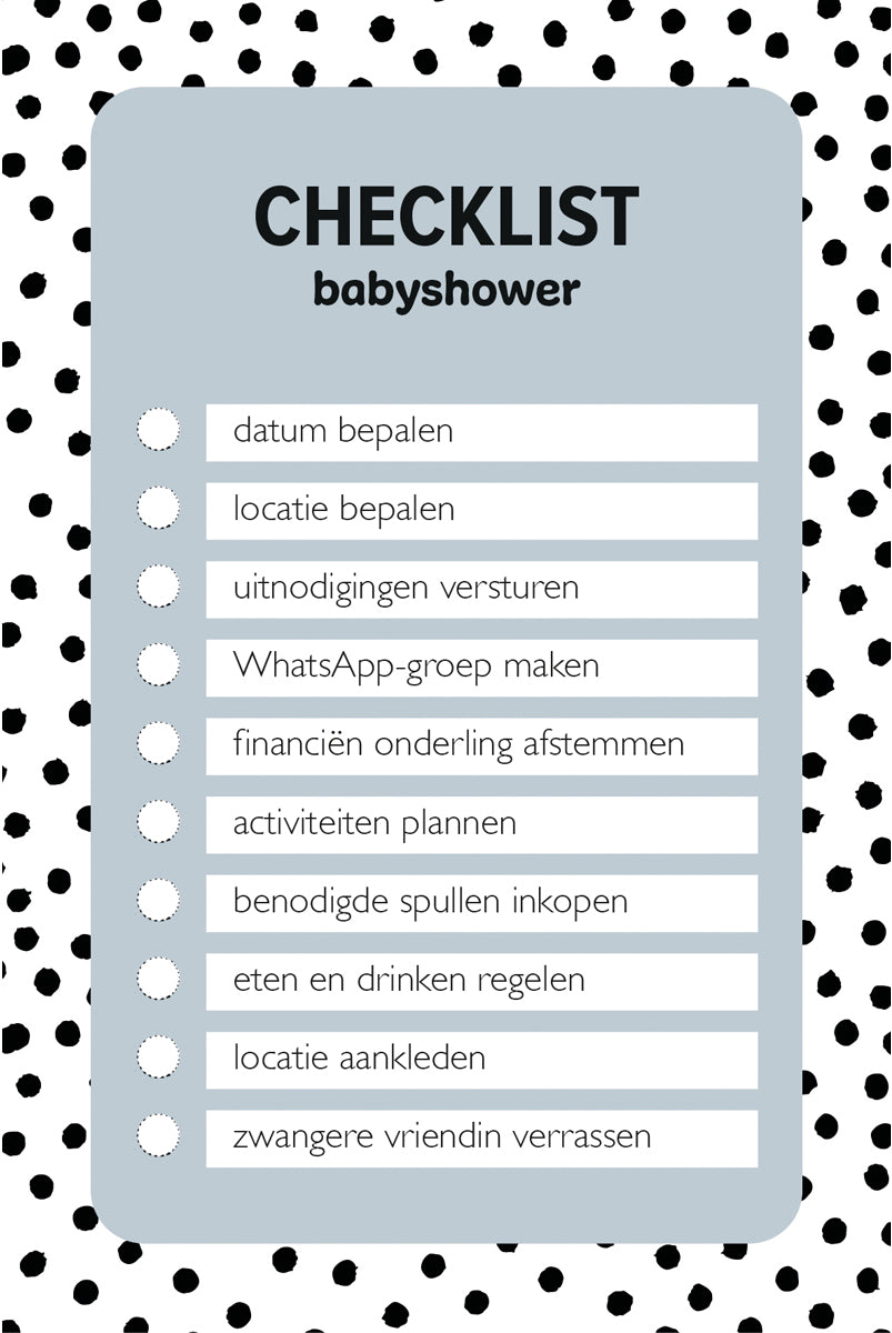 Illustraties op kaarten Babyshower vieren Lantaarn Publishers