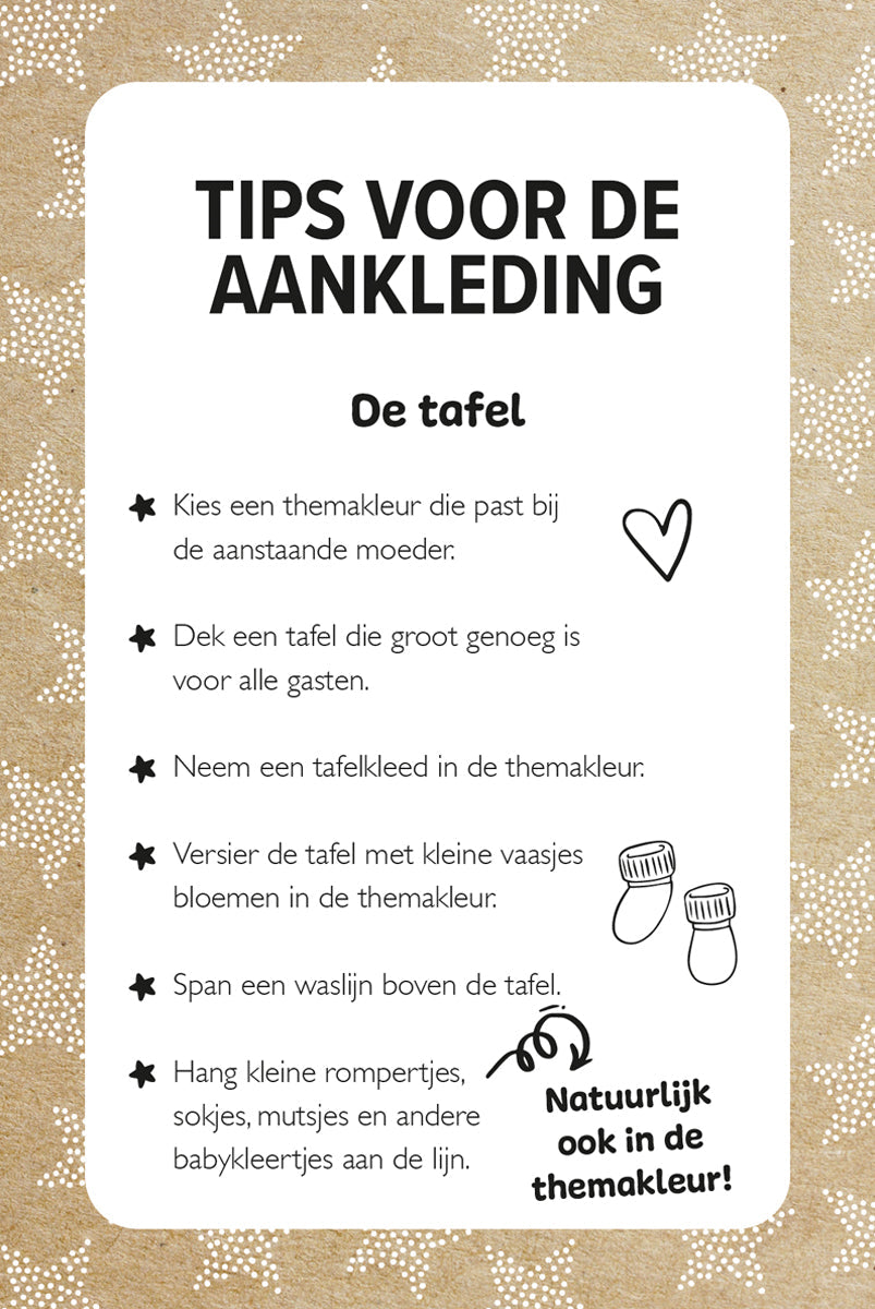 Detailfoto kaarten Babyshower vieren Lantaarn Publishers