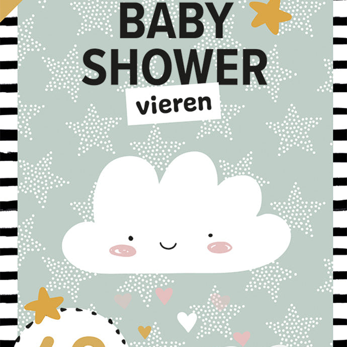 Voorzijde kaartenbox Babyshower vieren Lantaarn Publishers