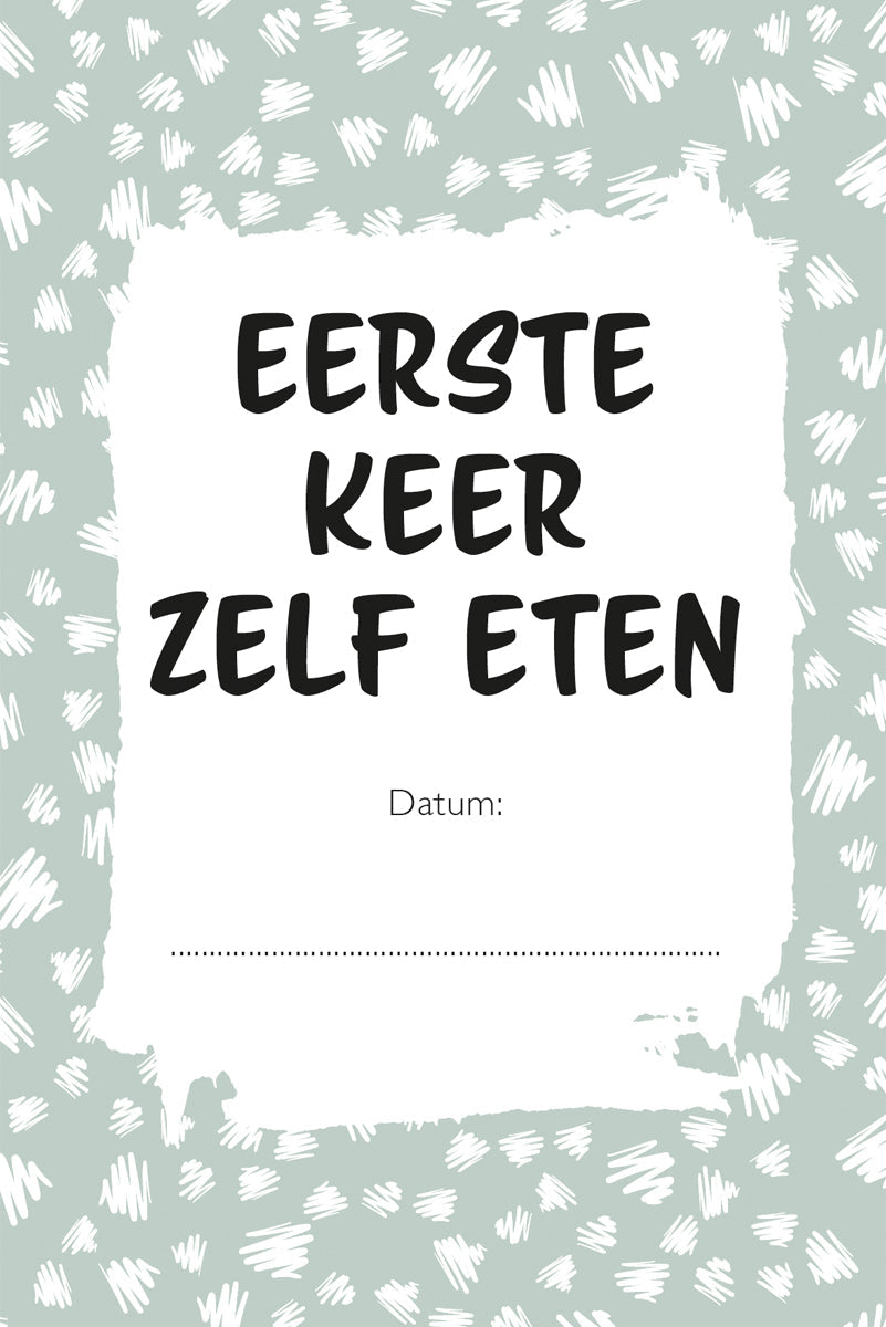 Mijlpaalkaarten als kraamcadeau