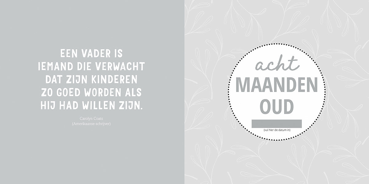 linenlook eerste jaar invulboek met linenlook