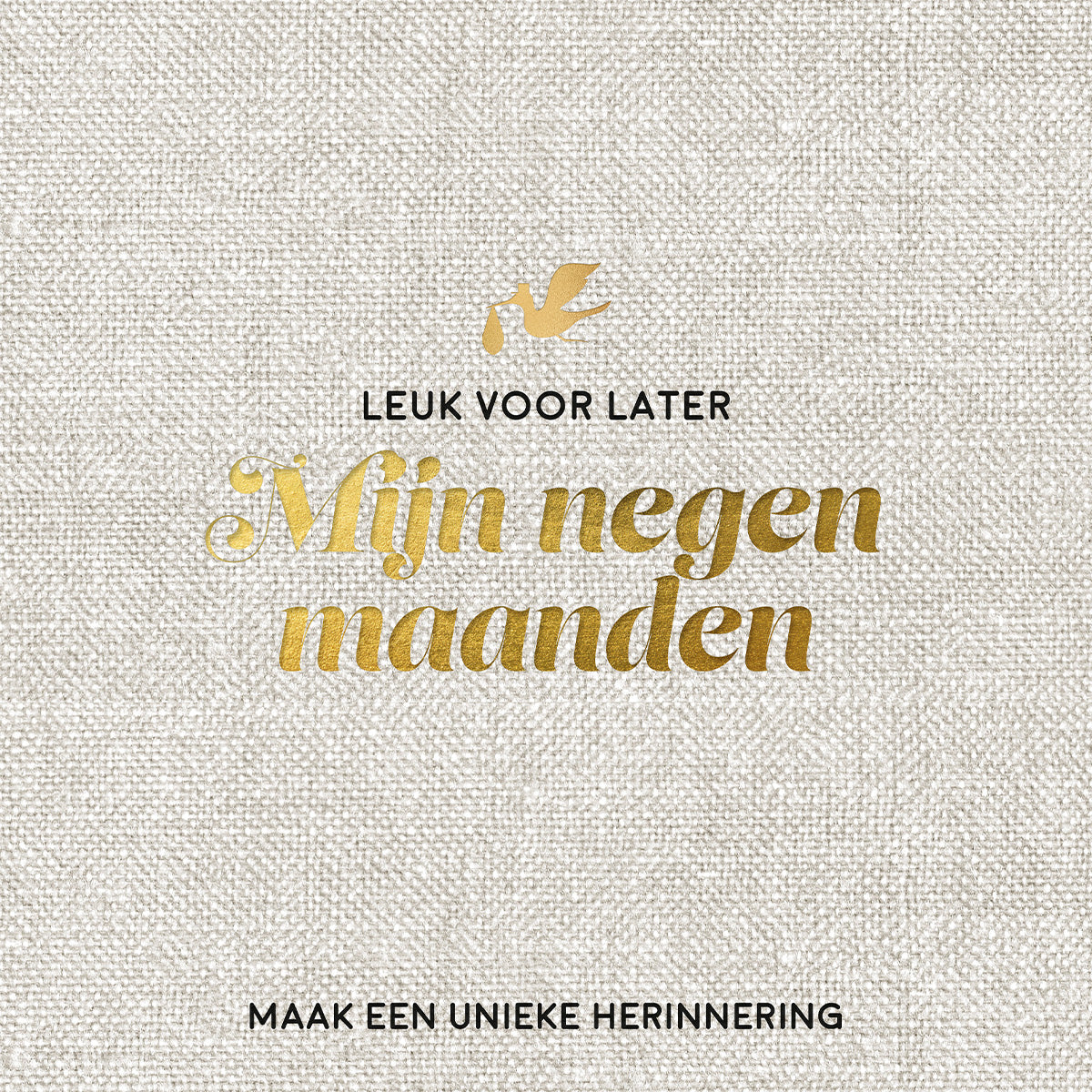 Invulboek Mijn negen maanden linenlook productfoto