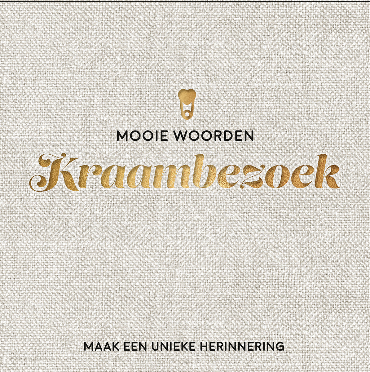 Invulboek Mooie woorden kraambezoek linenlook productfoto