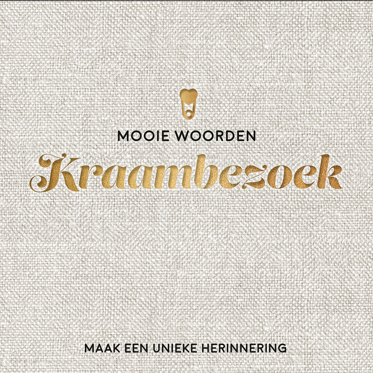 Invulboek Mooie woorden kraambezoek linenlook productfoto