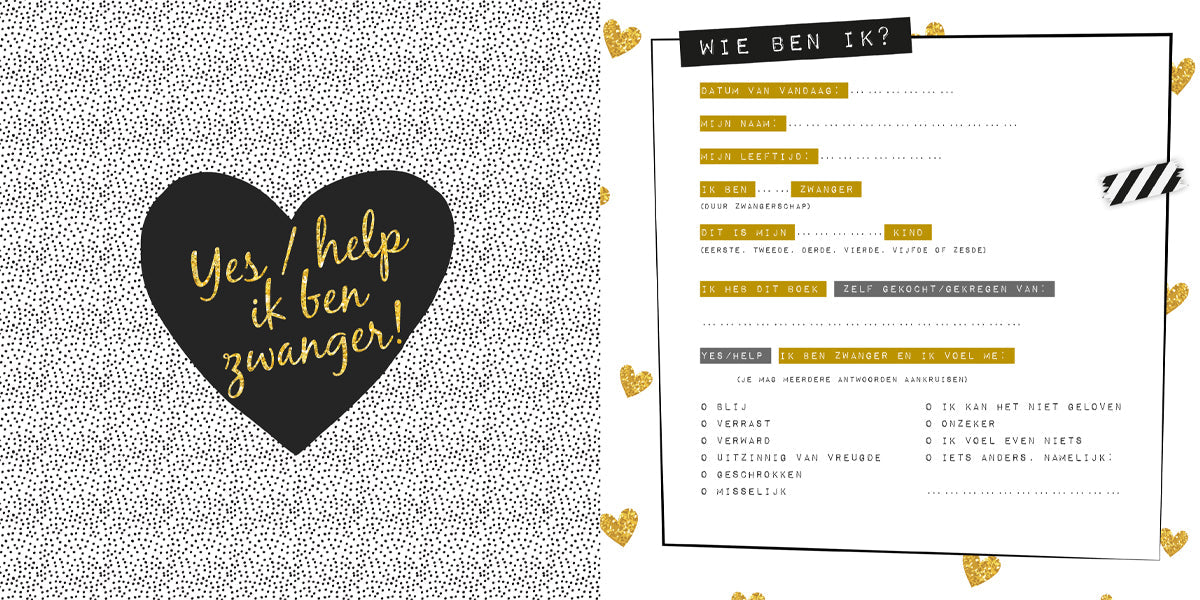 Invulboek Negen maandenboek als zwangerschaps cadeau