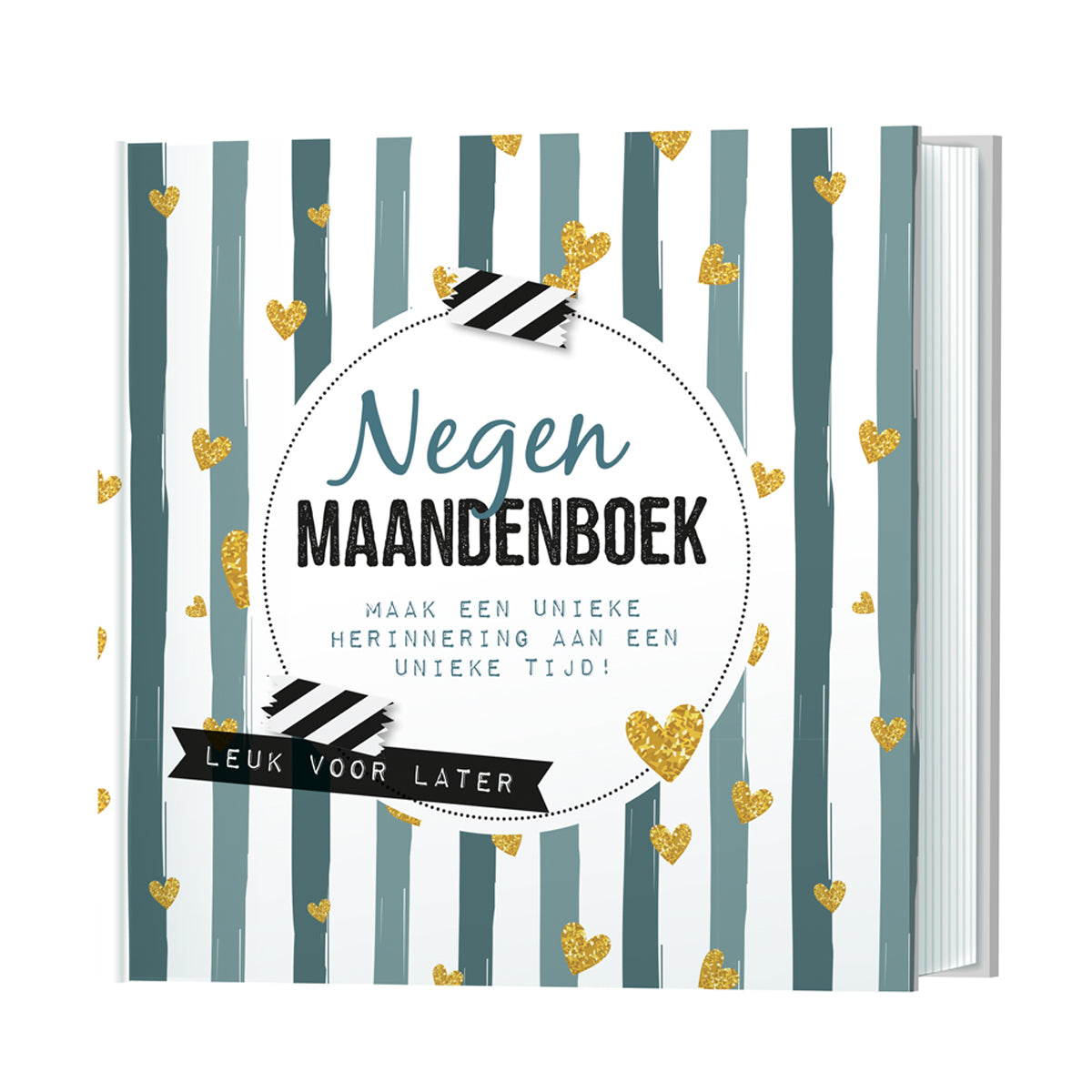 Hardcover omslag invulboek Negen maandenboek