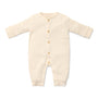 Little Dutch boxpakje crème newborn naturals met dubbele stof en houtlook knopen