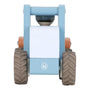 achterkant van Little Dutch houten bulldozer blauw geschikt als peutercadeau en cadeau voor kleine bouwers