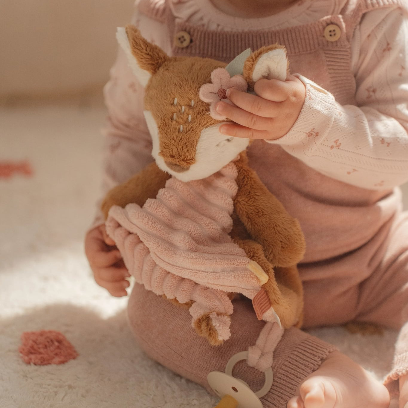 Little Dutch knuffeldoekje hert als origineel cadeau voor baby en peuter