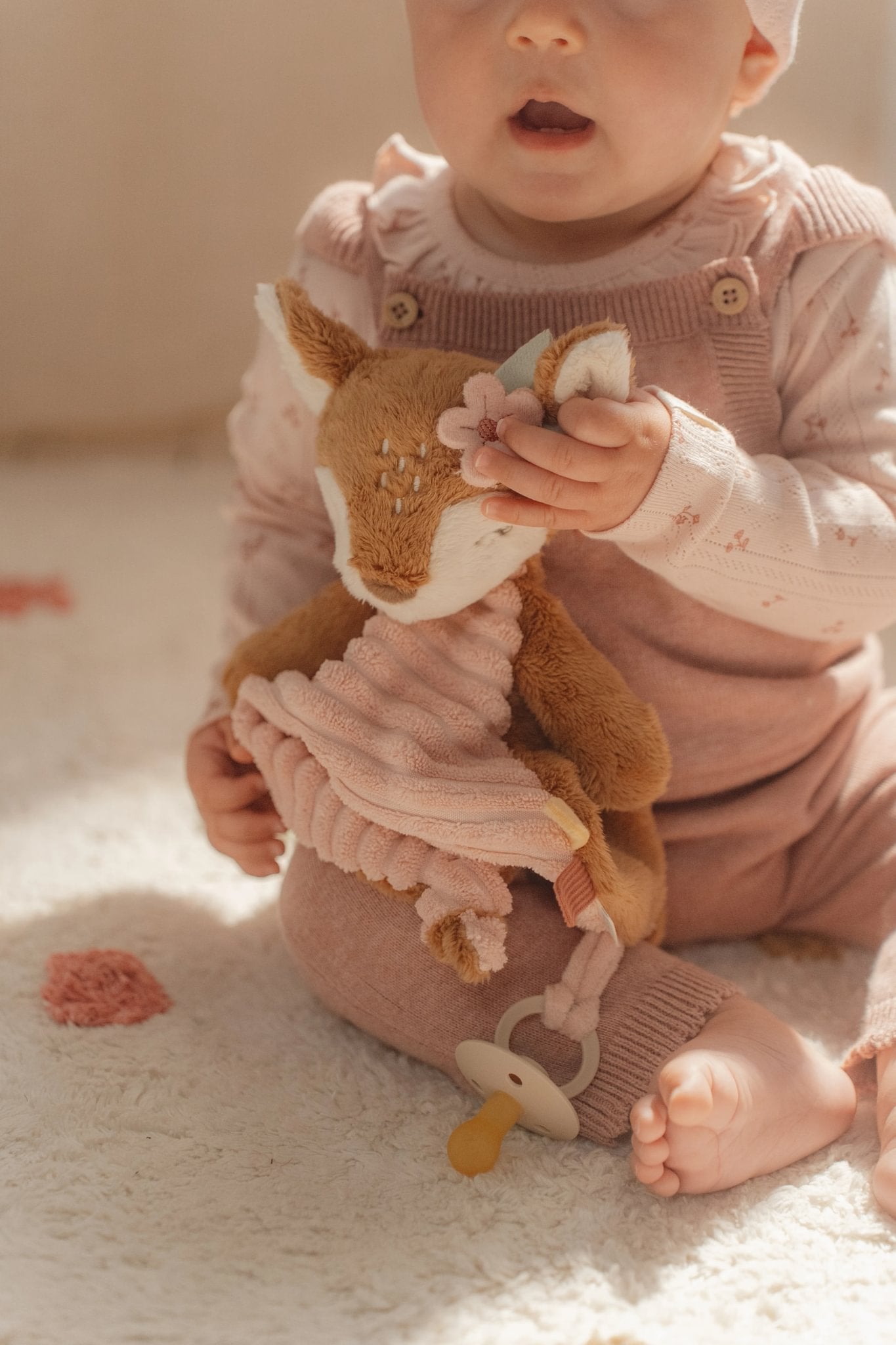 Little Dutch knuffeldoekje hert als origineel cadeau voor baby en peuter