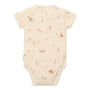 Zandkleurige baby romper van Little Dutch als stijlvolle outfit voor newborns