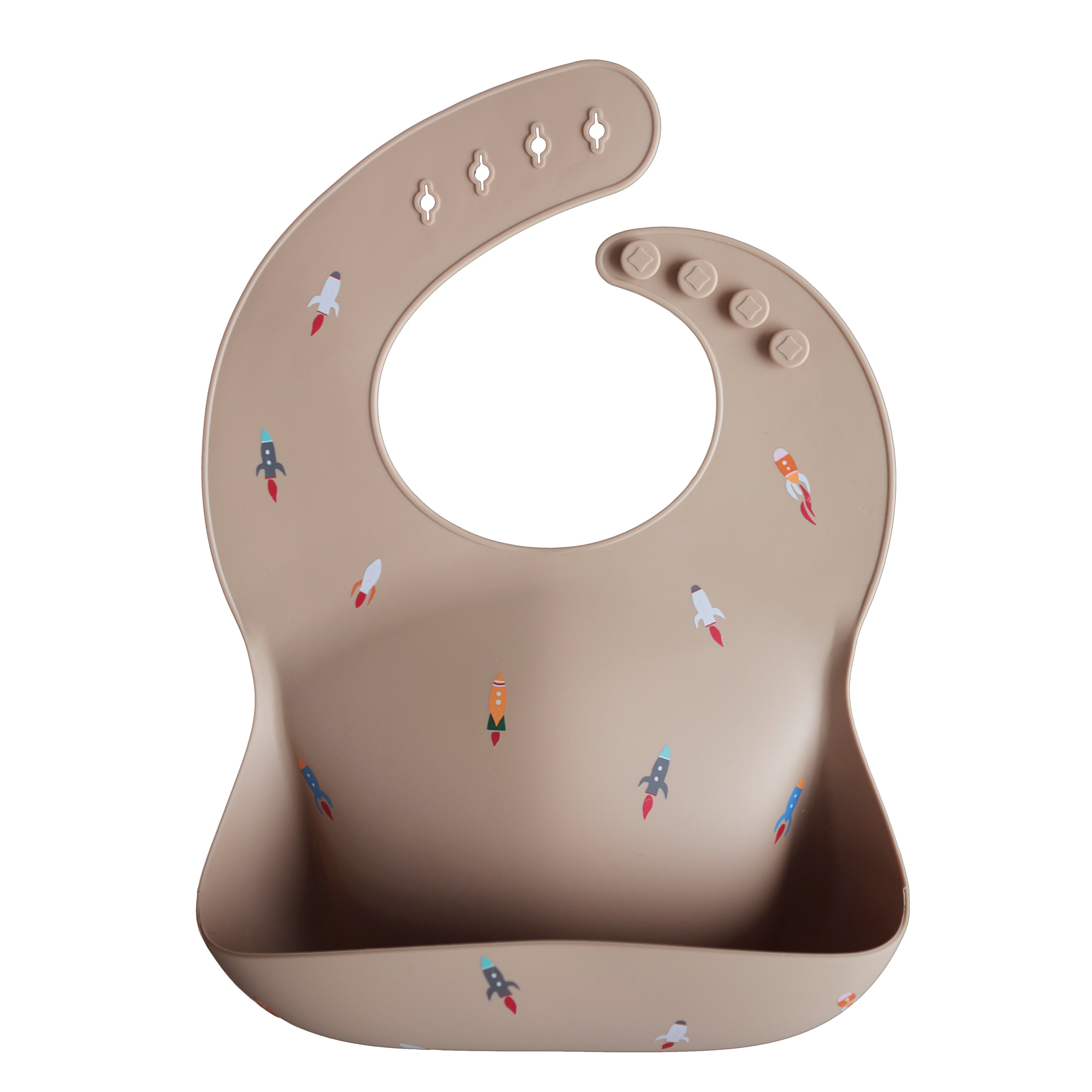 mushie siliconen slab met rakket print