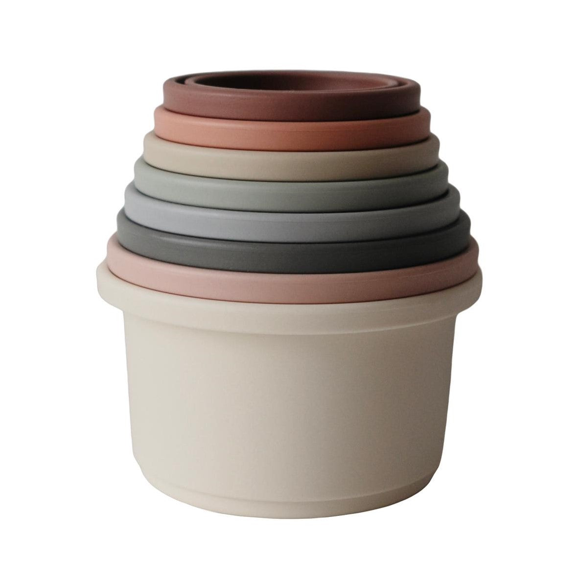 mushie stapelbekers in kleur original