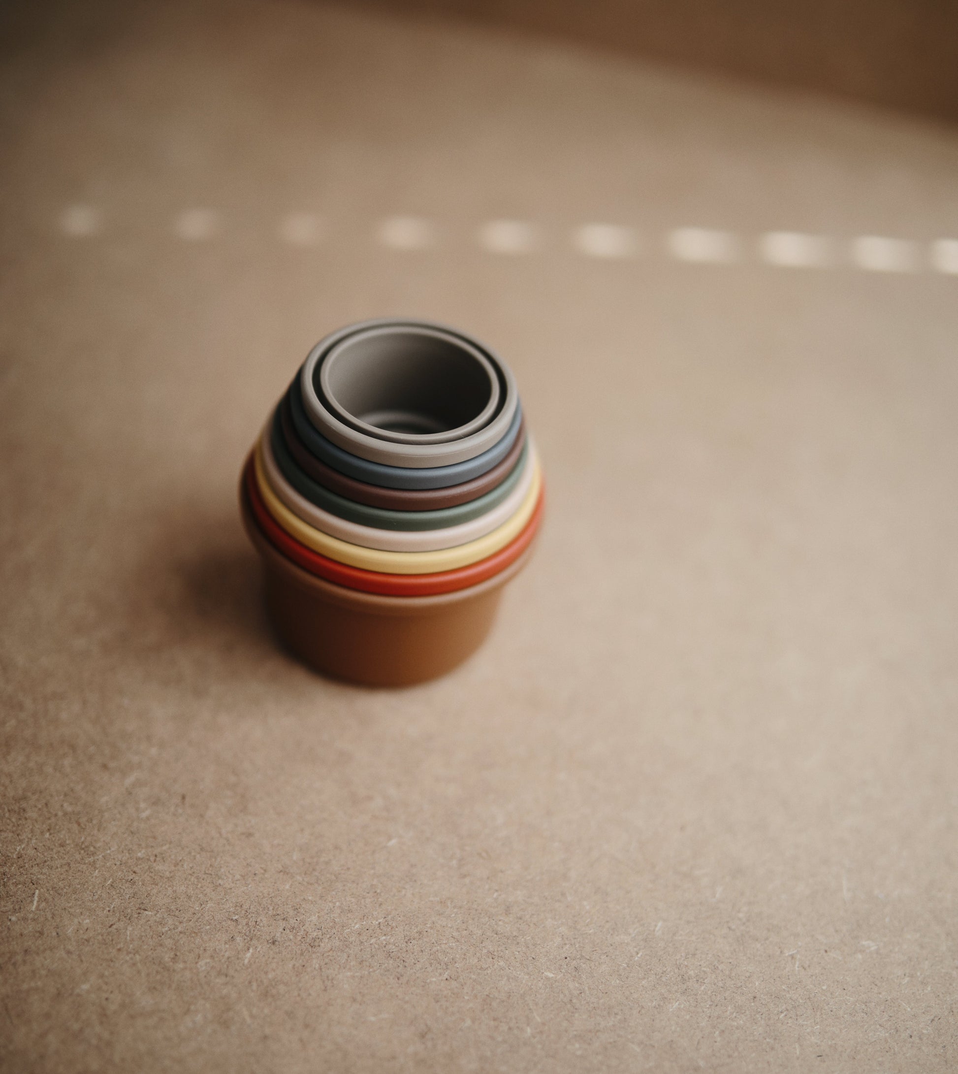 motorische stapelbekers van het merk mushie