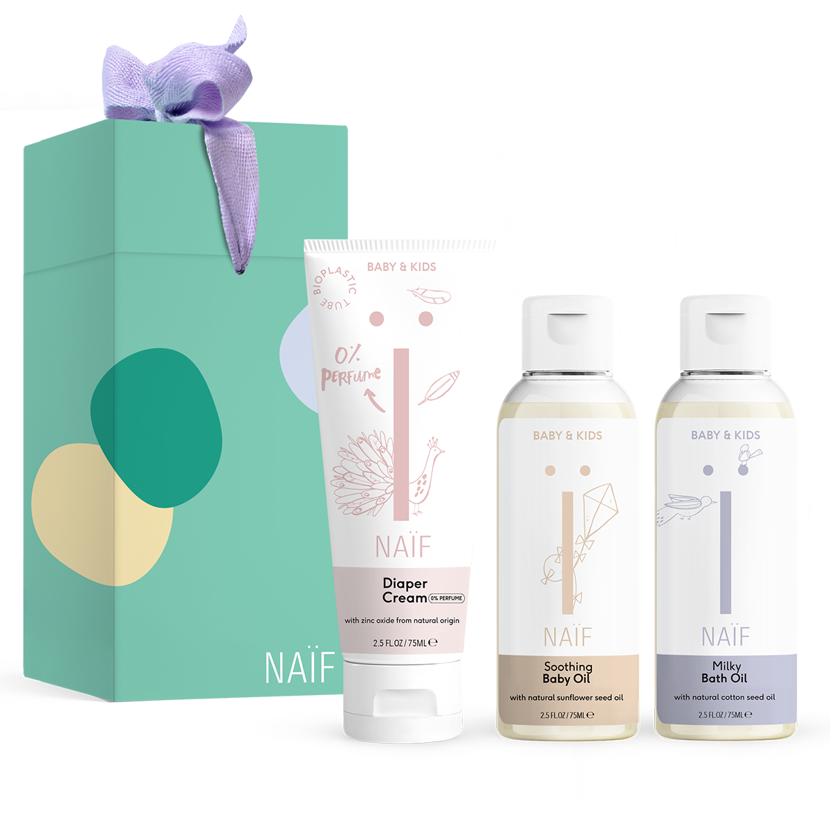 naïf newborn essentials bundel 3-delig