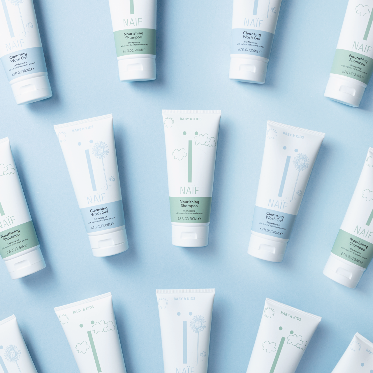 natuurlijke verzorgingsset van naïf voor baby's en kinderen