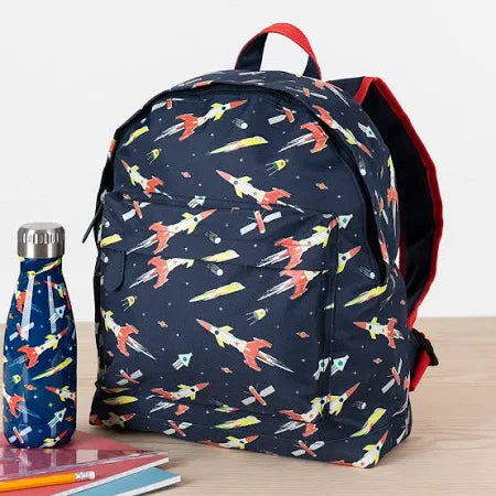 sfeerfoto van rex london mini rugtas space age voor kinderen