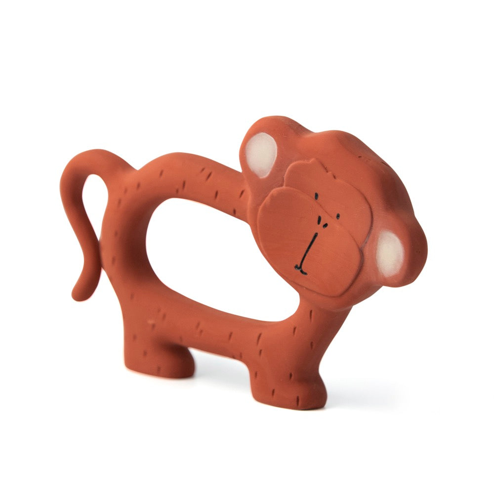 Rubberen mr.monkey grijspeeltje en bijtring van trixie