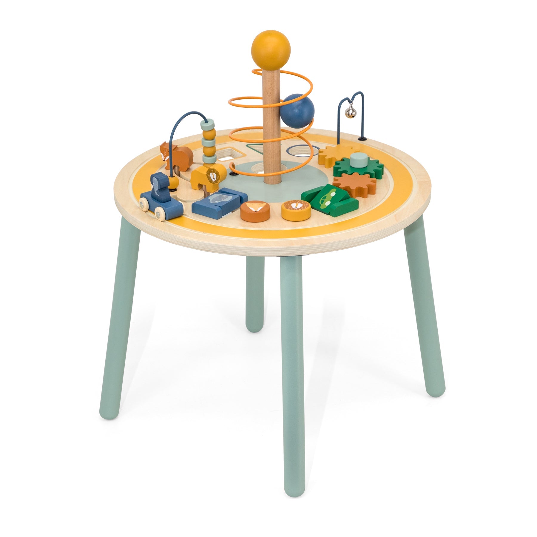 trixie FSC houten activiteitentafel met dieren