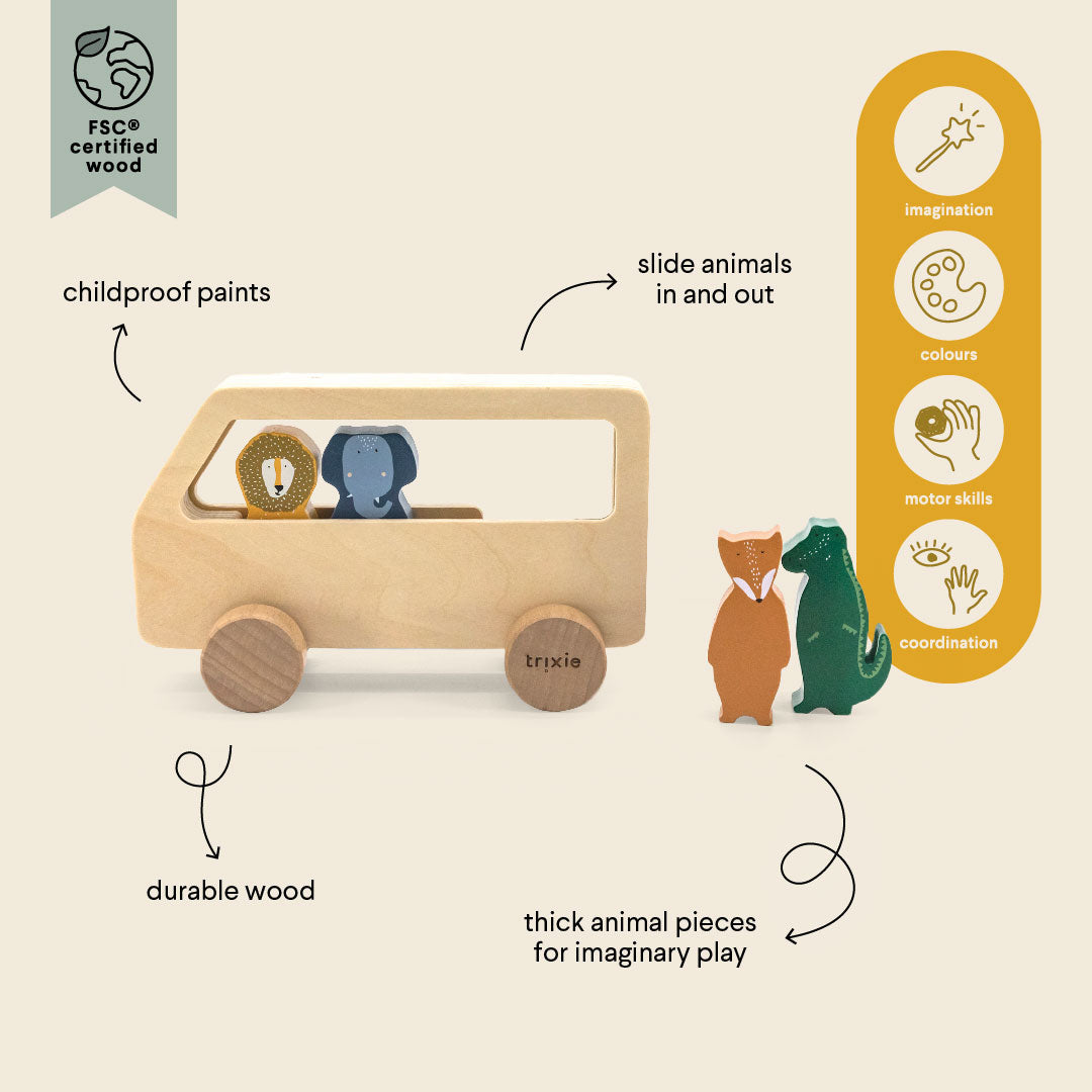 trixie houten dierenbus met diverse functies